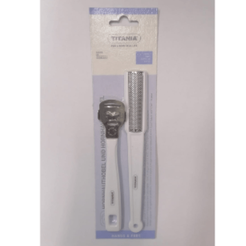 احصل على قدمين ناعمتين مع طقم العناية بالقدمين الألماني تيتانيا 3045/M احصل على قدمين ناعمتين مع طقم العناية بالقدمين الألماني تيتانيا 3045/M