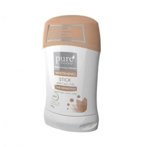 ستيك مزيل عرق لتفتيح البشرة وتثبيت نمو الشعر من بيور بيوتي - 50 جرام