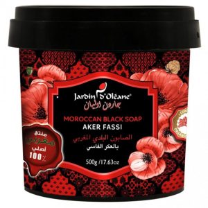 صابون مغربي فاخر بدم الغزال والعكر الفاسي من جاردن اوليان - حجم 500 مل