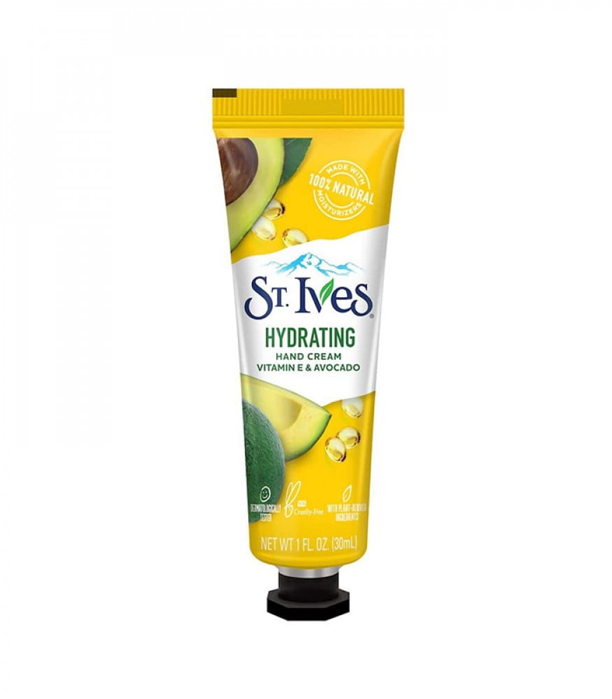 كريم مرطب لليدين بفيتامين هـ والأفوكادو - ترطيب فائق من سانت آيفز 30مل كريم مرطب لليدين بفيتامين هـ والأفوكادو - ترطيب فائق من سانت آيفز 30مل