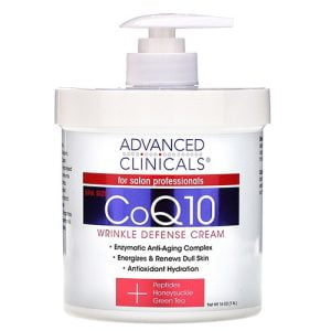 Advanced Clinicals، CoQ10 ، كريم الحماية من التجاعيد ، 16 أونصة (454 جم)