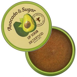 Skinfood، مقشر الشفاه بالأفوكادو والسكر ، 0.49 أونصة سائلة (14 جم)