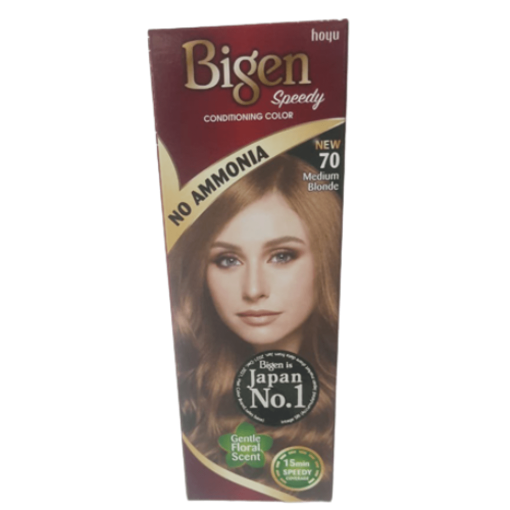بيجن صبغة شعر نسائي بدون أمونيا اشقر متوسط 70 بيجن صبغة شعر نسائي بدون أمونيا اشقر متوسط 70