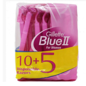 جيليت بلو 2 بلس شفرات حلاقة للنساء للاستعمال مرة واحدة 5 شفرات