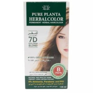 صبغة شعر اشقر ذهبي 7D من بيور بلانتا 135 مل