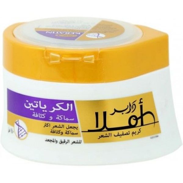 كريم الكيراتين لتصفيف الشعر وإعطاءه حجم - 140 مل من دابر املا
