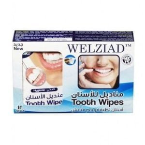 مناديل لتنظيف الاسنان من ويلزياد- 12 منديل