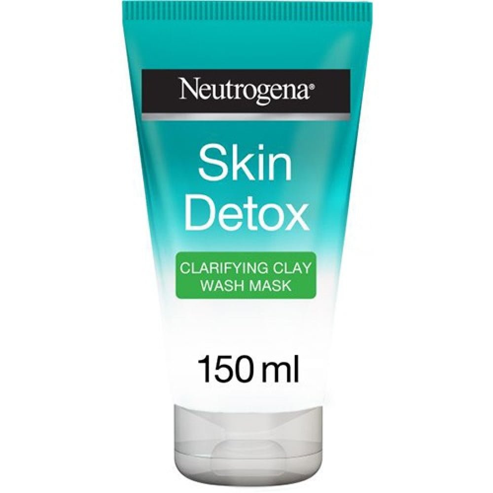 نيوتروجينا، غسول الوجه، سكين ديتوكس، قناع غسول طين، 150 مل نيوتروجينا، غسول الوجه، سكين ديتوكس، قناع غسول طين، 150 مل
